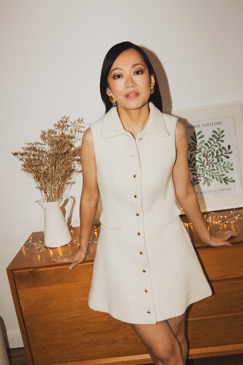 Nicola dress - ecru - Petite and So What