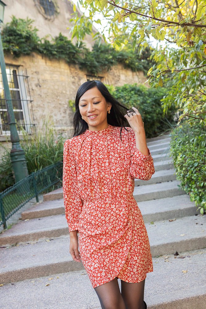 Sabrina dress - floral - Petite and So What