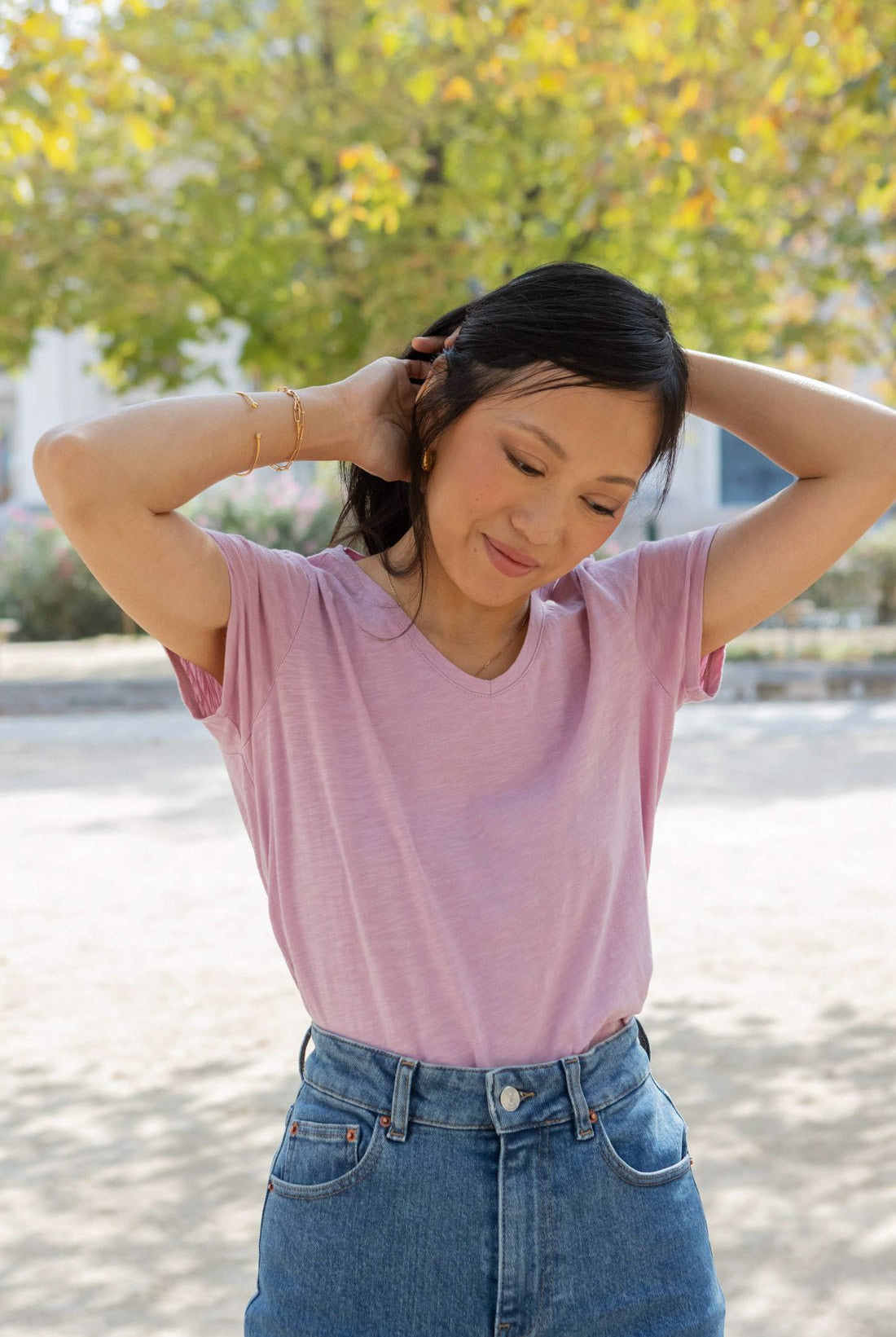 Tee - shirt Simone - mauve - Petite and So What