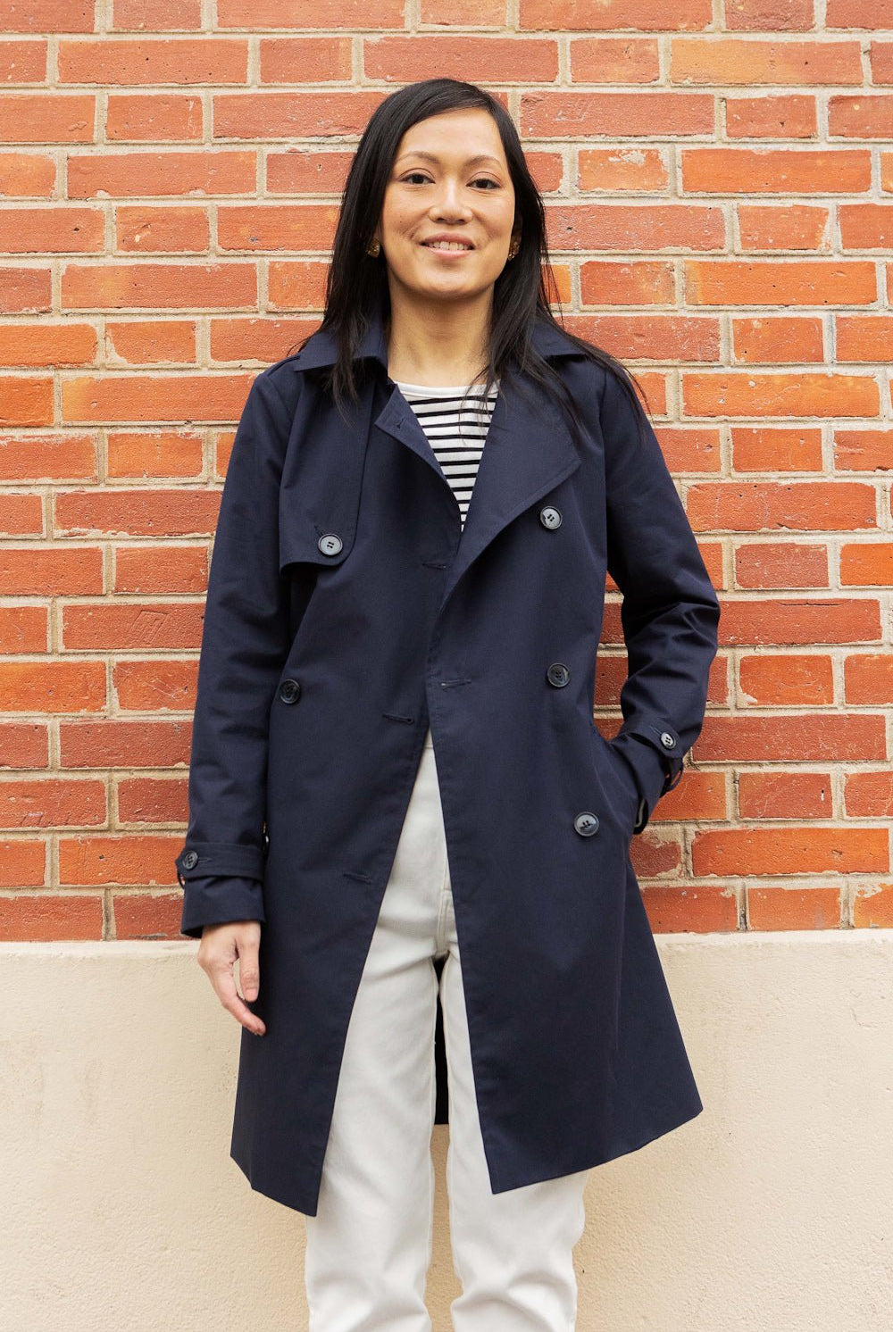 Trench Geri - marine - Petite and So What