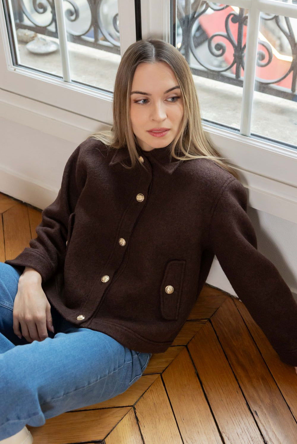 Lana jacket - chocolate - Petite and So What