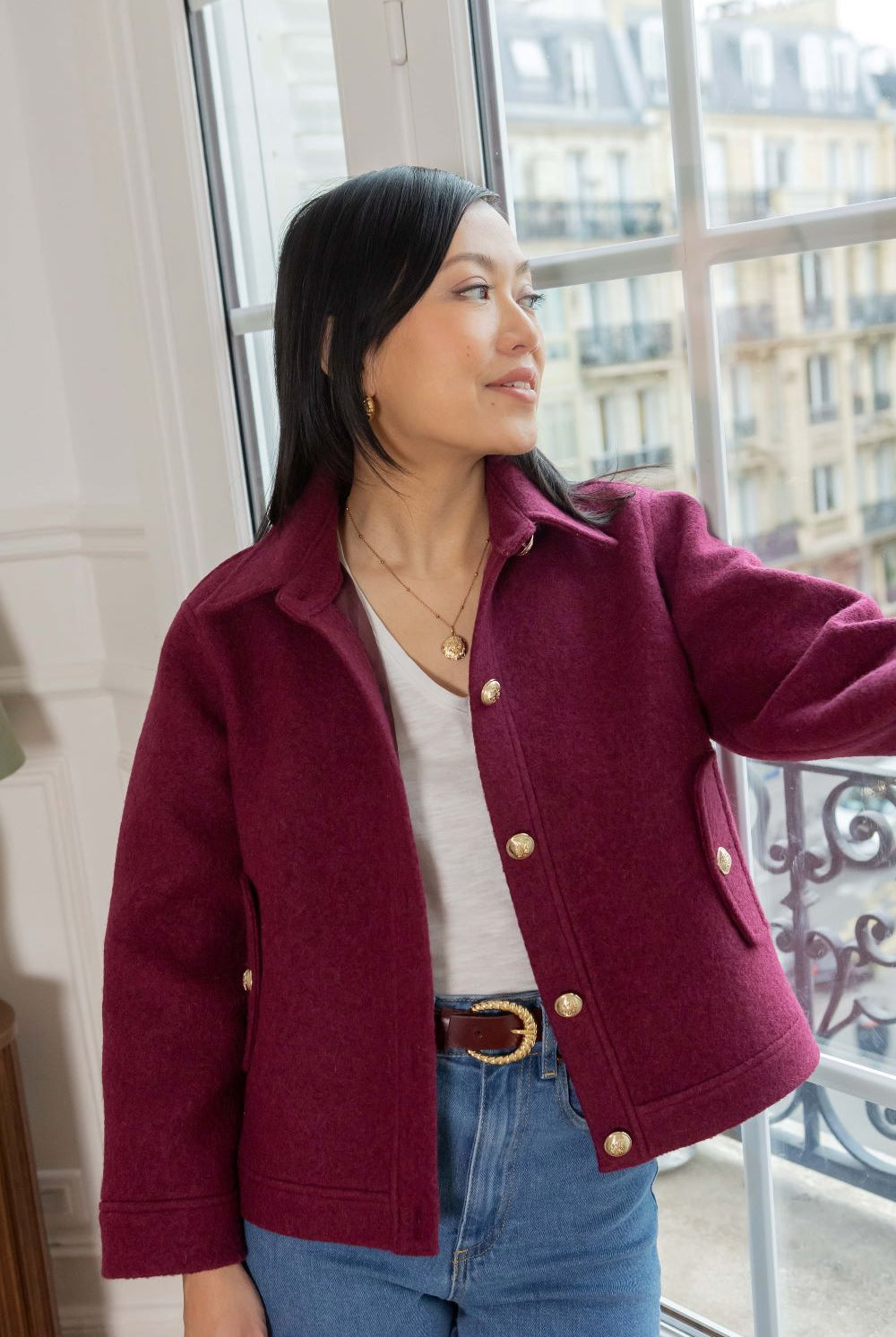 Veste Lana - prune - Petite and So What