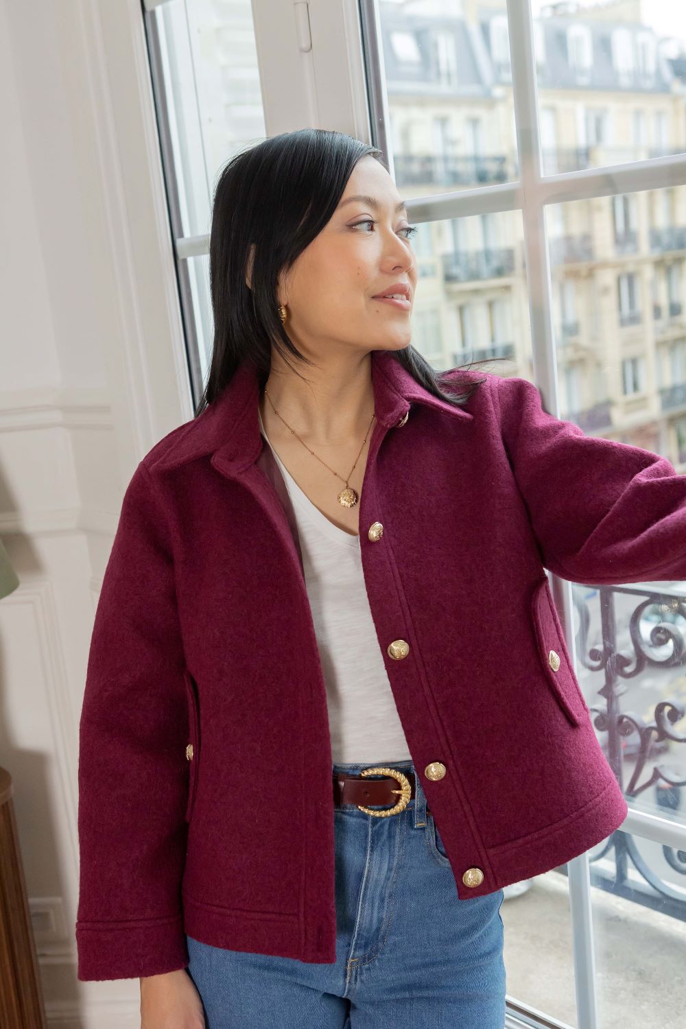 Lana jacket - plum - Petite and So What