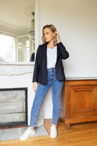 Veste Rosalind - marine rayures tennis - Petite and So What