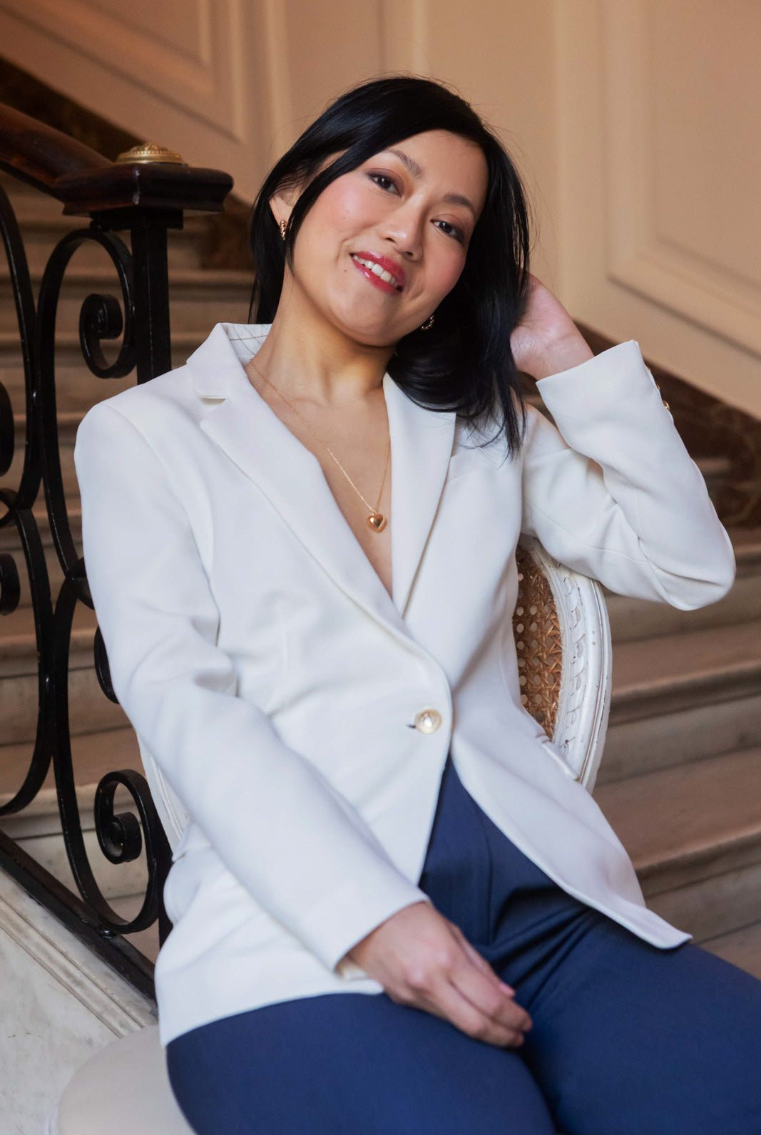 Stephanie jacket - ecru - Petite and So What