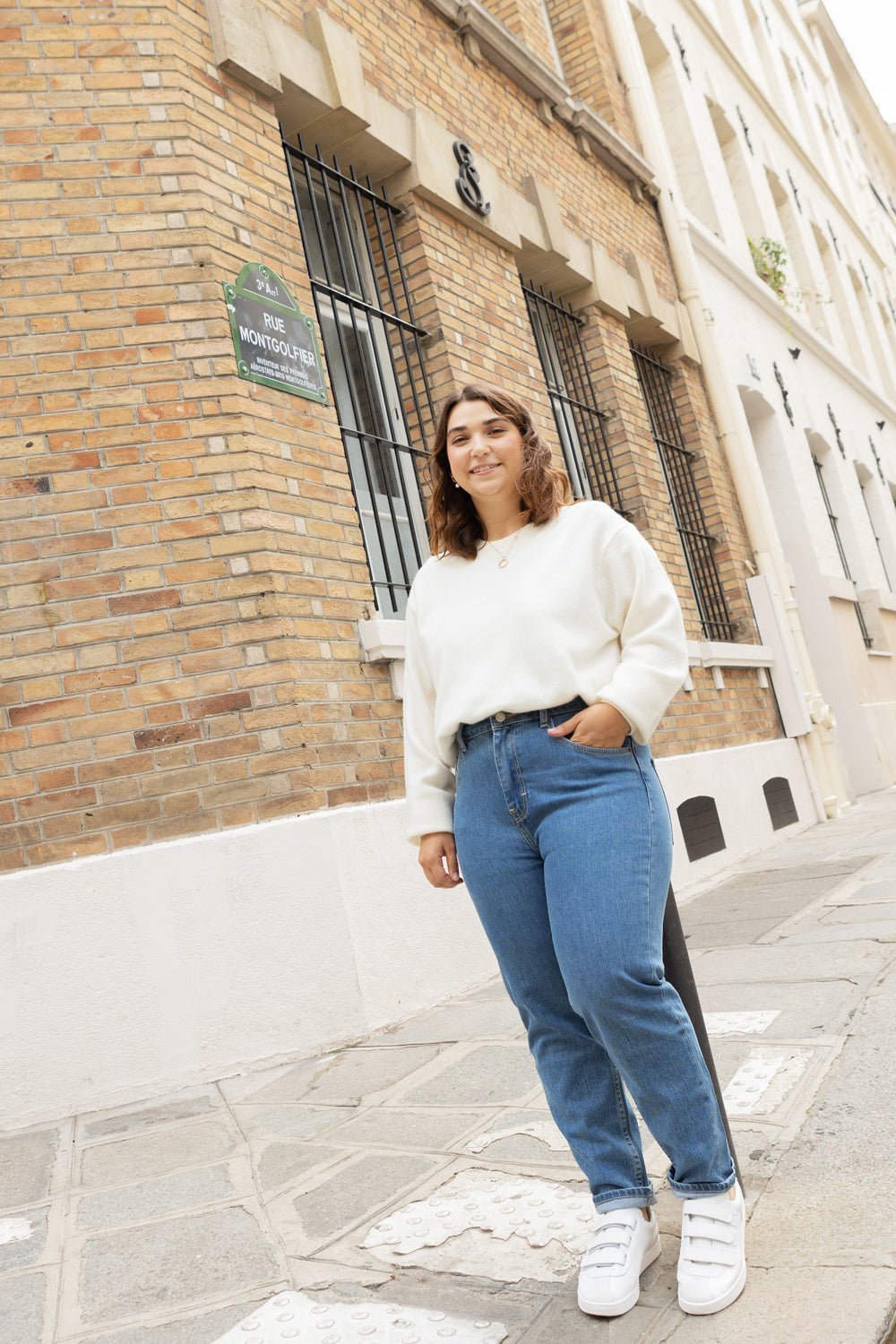 Mom jean Bonnie - denim blue - Petite and So What