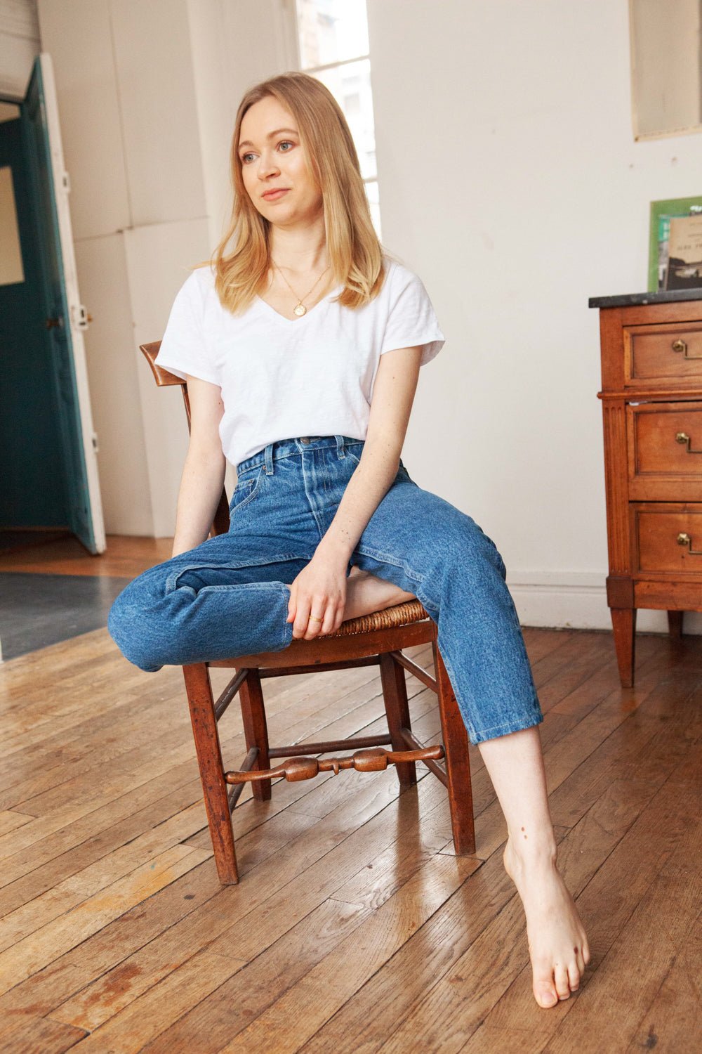 Mom jean Bonnie - denim blue - Petite and So What