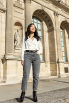 Mom jeans Camila - grey - Petite and So What