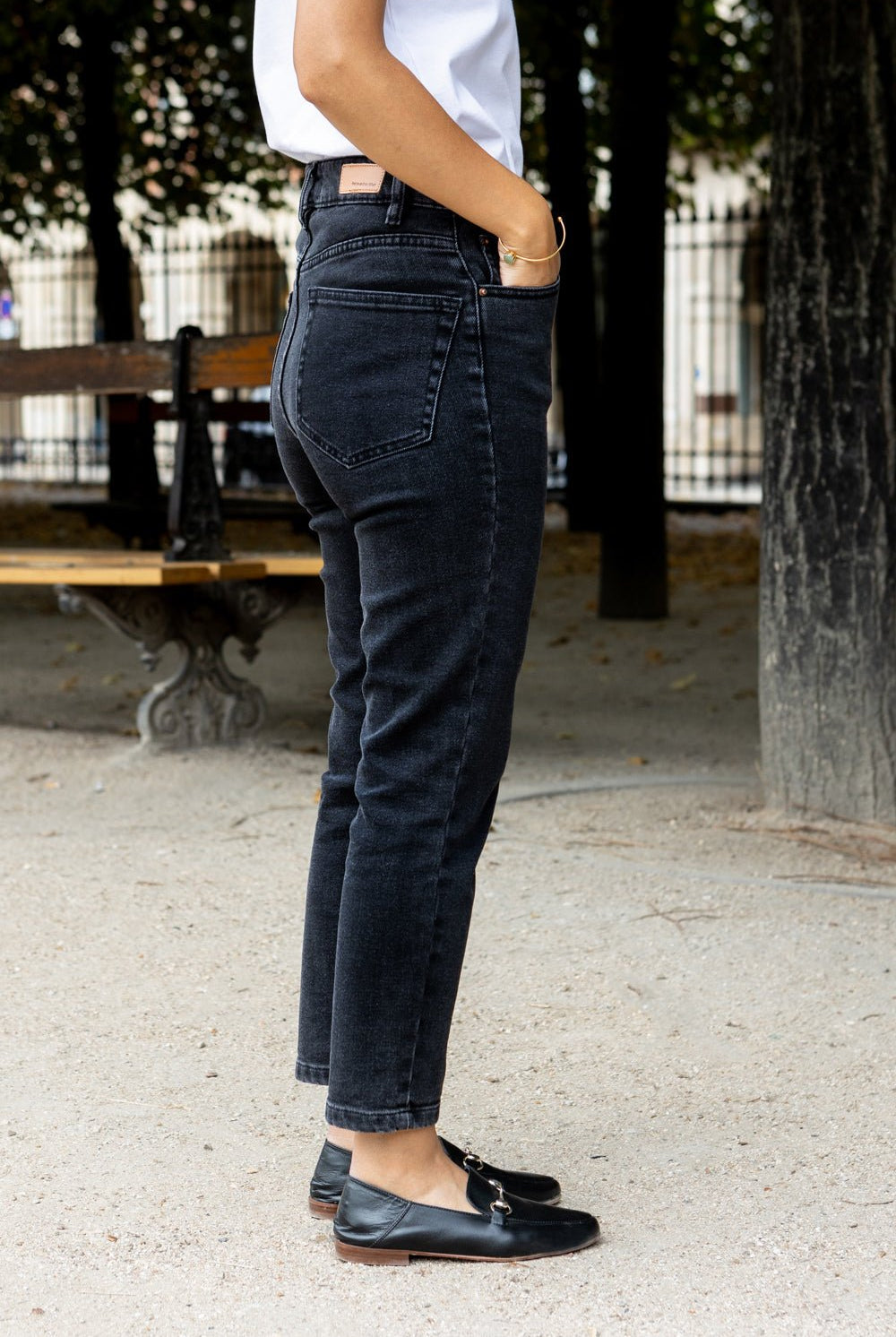 Mom jean Camila - noir - Petite and So What