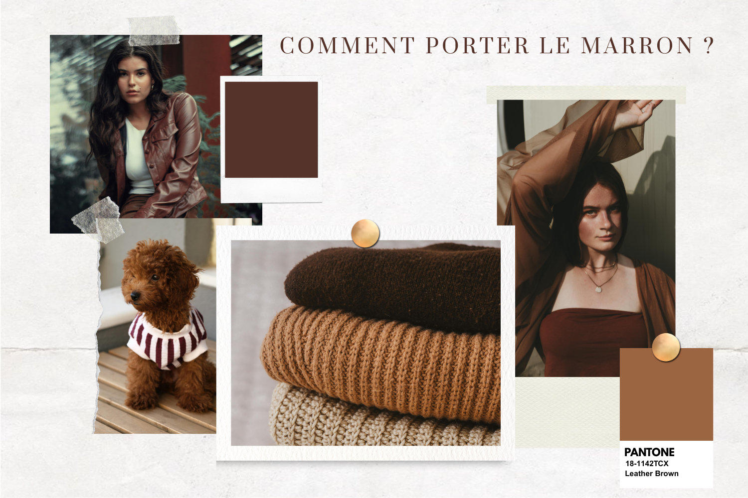 Comment porter la couleur marron ?