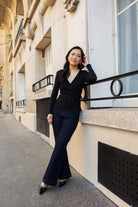 Petite-and-so-what-haut-cache-coeur-noir-maille-femme-petite-celia