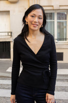 Petite-and-so-what-haut-cache-coeur-noir-maille-femme-petite-celia