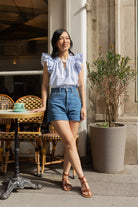 Petite-and-so-what-blouse-rayure-bleu-volant-femme-petite-alicia