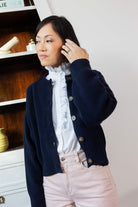 Petite-and-so-what-cardigan-maille-femme-petite-bleu-marine-laine