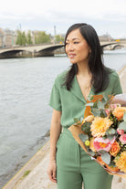Petite-and-so-what-combinaison-femme-petite-vert-tilleul