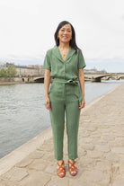 Petite-and-so-what-combinaison-femme-petite-vert-tilleul