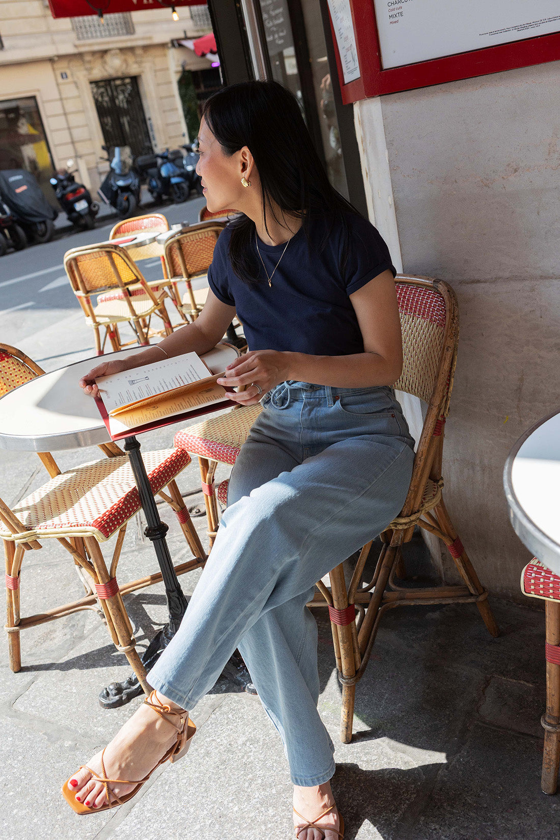 Petite-and-so-what-tee-shirt-coton-marine-femme-petite