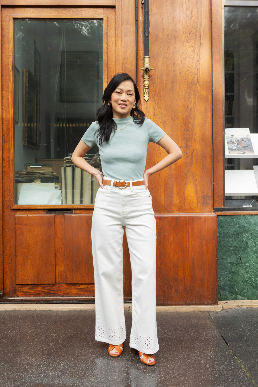 Petite-and-so-what-jean-large-ecru-femme-petite-broderie-audrey