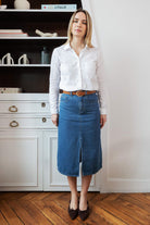 Petite-and-so-what-jupe-jean-mi-longue-femme-petite-fendue-malala