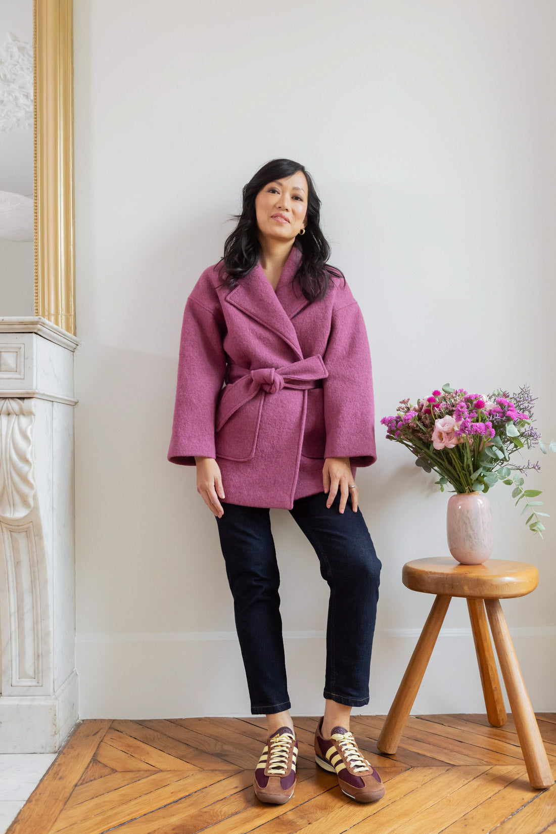Petite-and-so-what-manteau-kimono-lila-laine-femme-petite