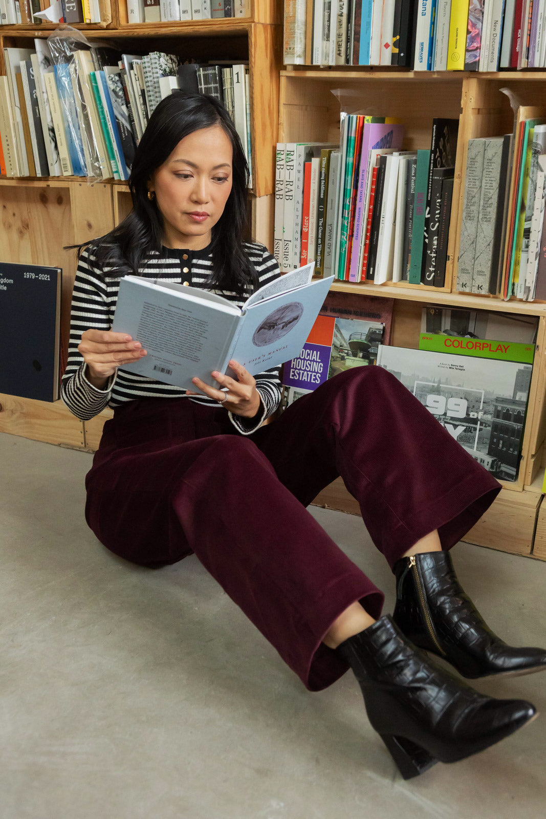 Petite-and-so-what-pantalon-droit-velours-femme-petite-bordeaux-gwenn