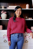 Petite-and-so-what-pull-laine-femme-petite-framboise-rose-ilona