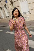 Petite-and-so-what-robe-fleuri-violet-longue-femme-petite-giada
