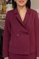 Petite-and-so-what-veste-costume-bordeaux-courte-femme-petite-apolline