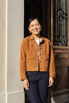 Petite-and-so-what-veste-daim-camel-marron-femme-petite