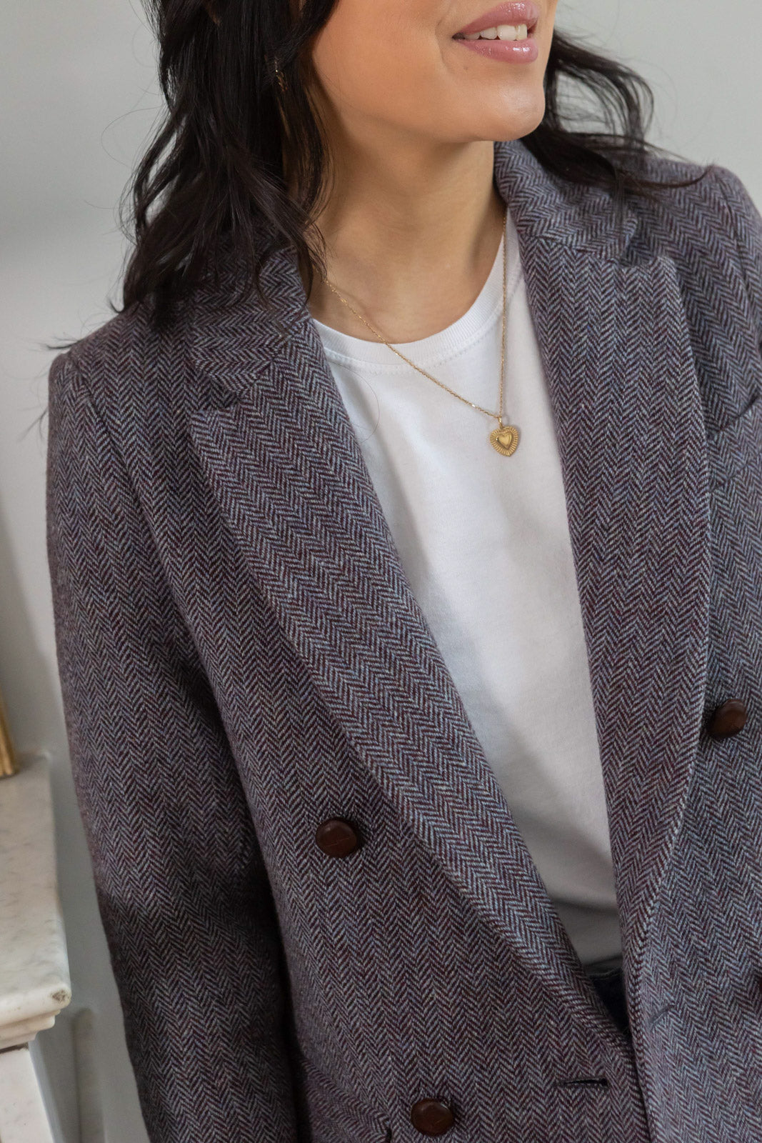 Petite-and-so-what-veste-femme-petite-laine-croisee-chevrons-bordeaux-claire