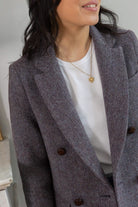 Petite-and-so-what-veste-femme-petite-laine-croisee-chevrons-bordeaux-claire