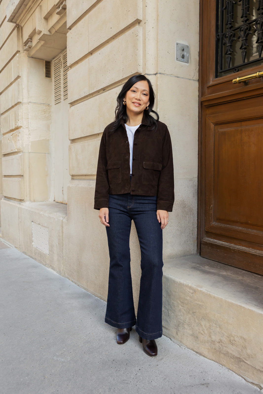 Petite-and-so-what-jean-flare-evase-femme-petite-indigo-ambre