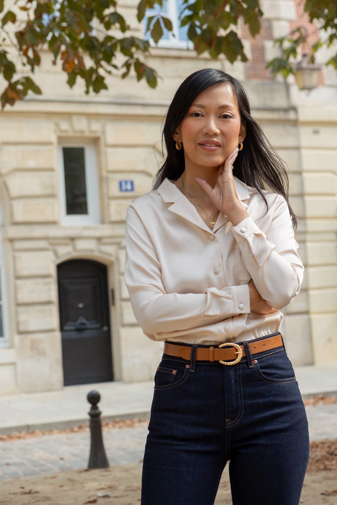 Rosa shirt - nude - Petite and So What