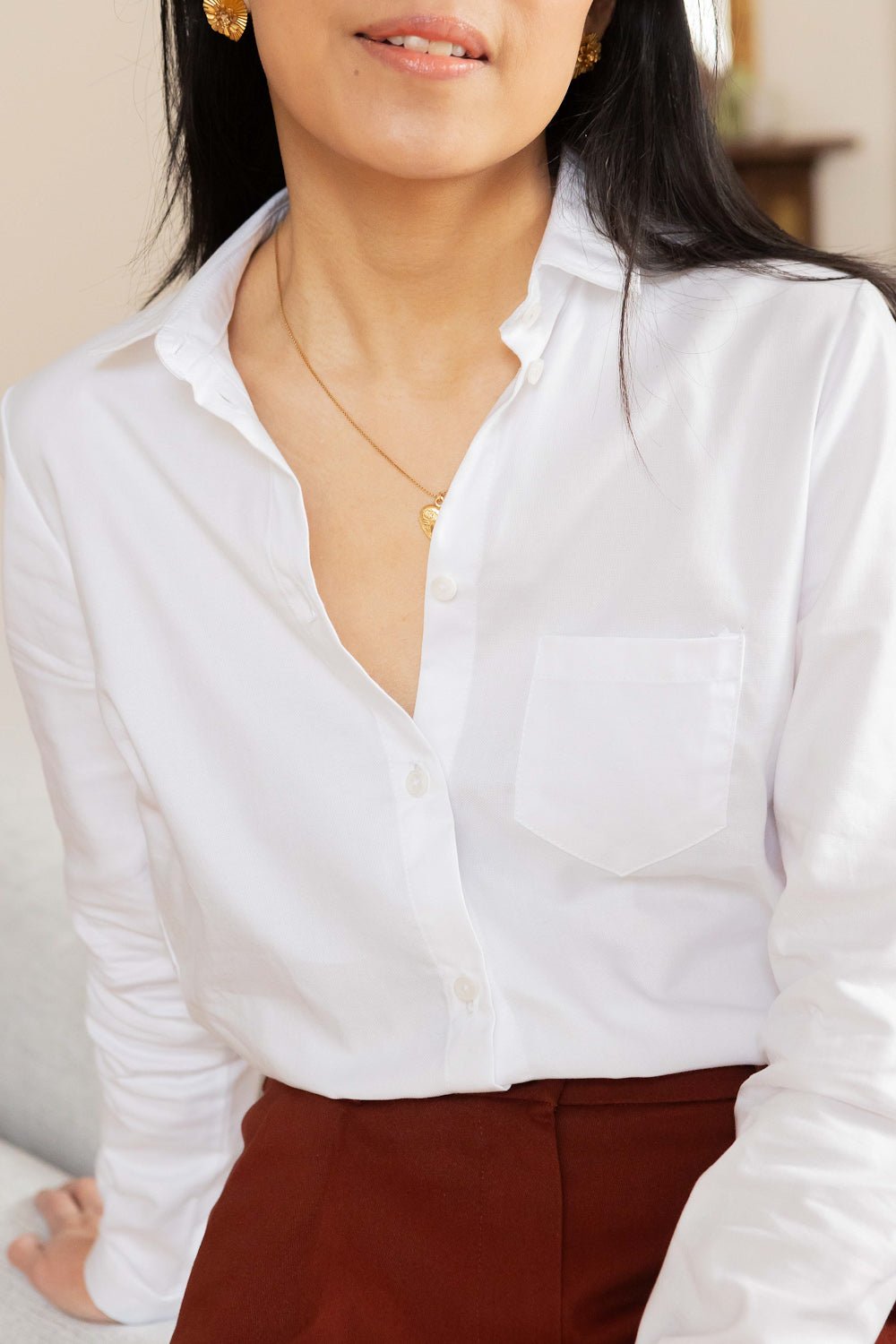 Sarah shirt - white - Petite and So What