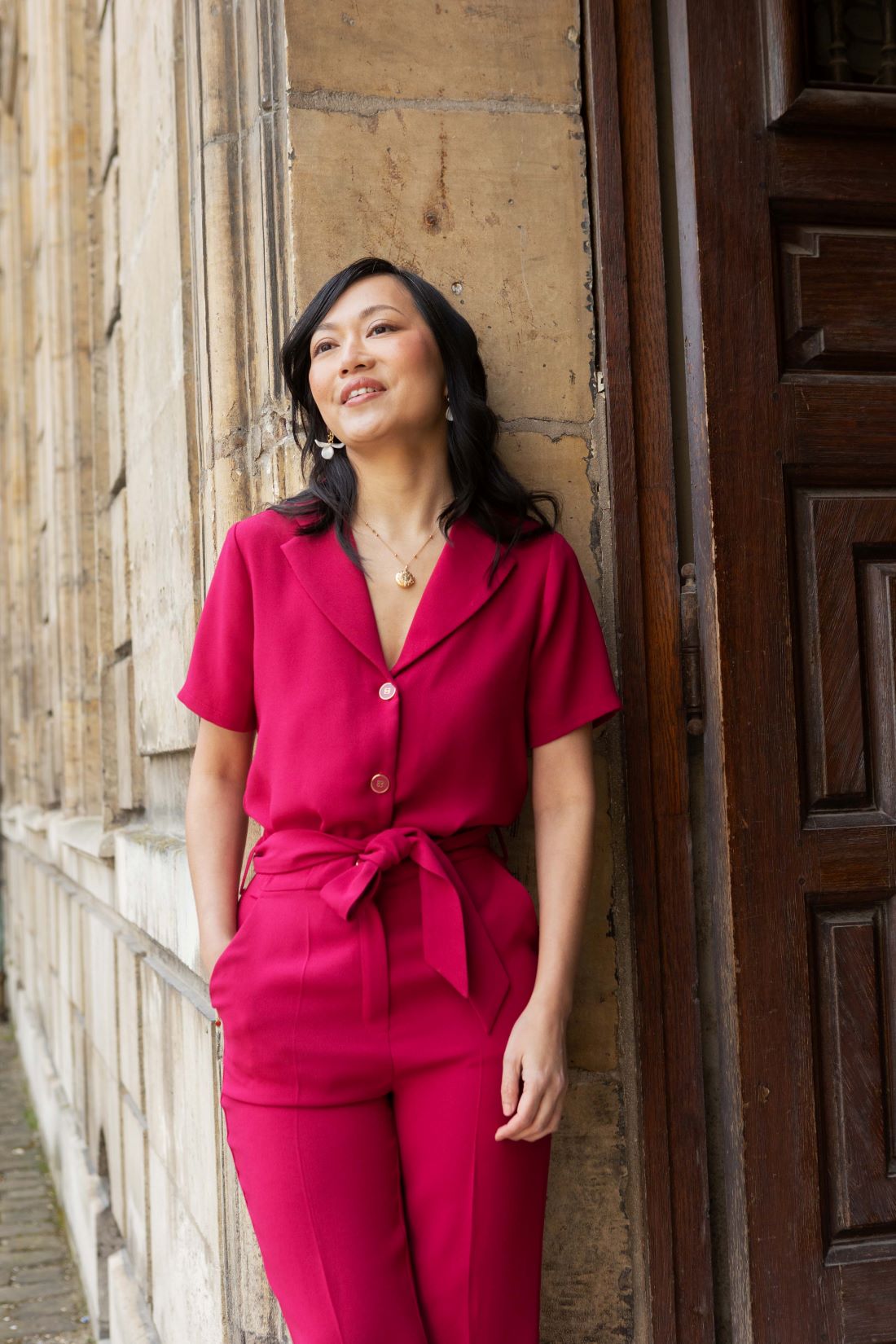 Combinaison Juliette - cerise - Petite and So What