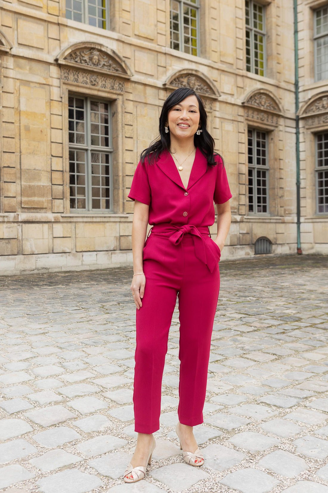 Combinaison Juliette - cerise - Petite and So What