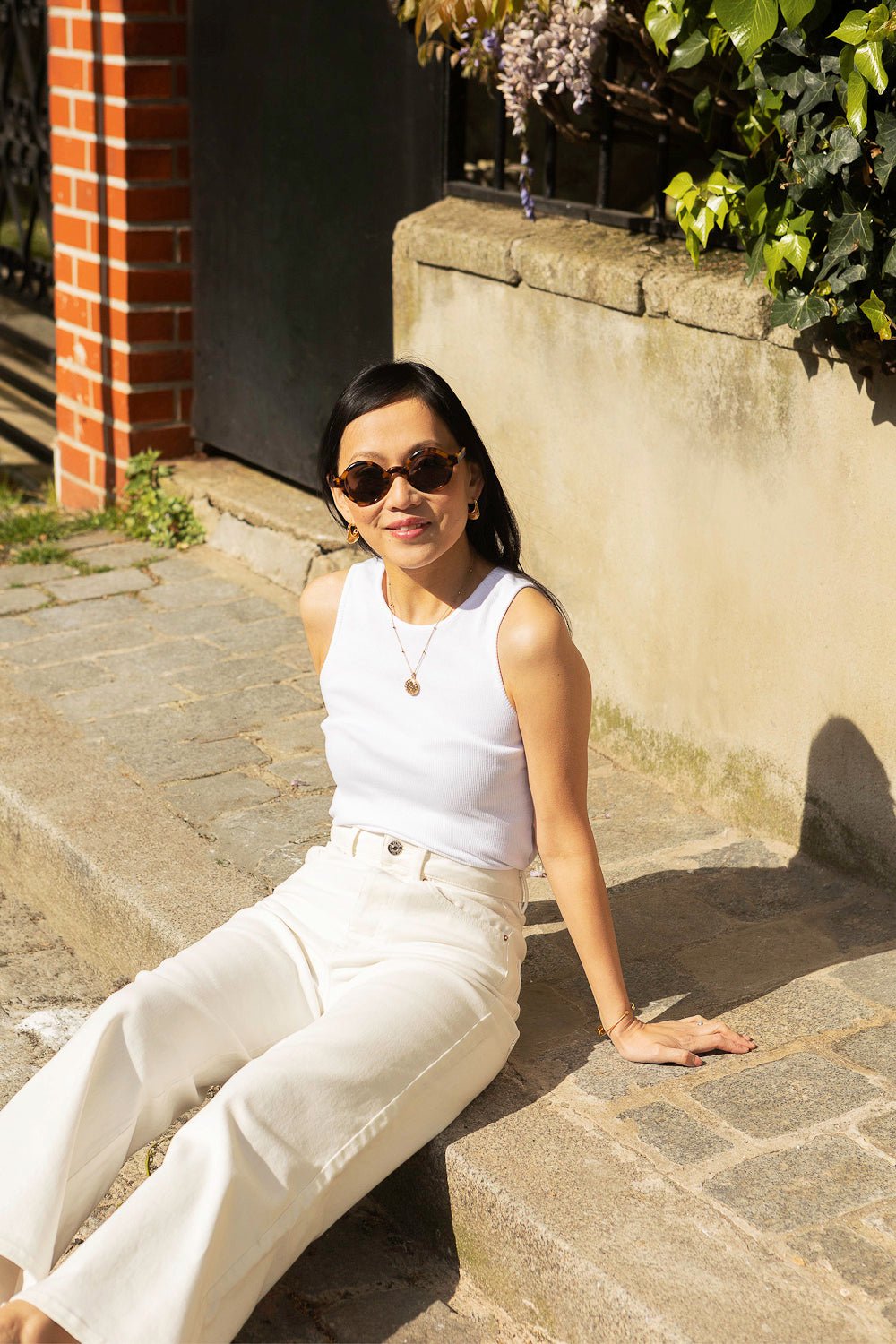 Joyce tank top - white - Petite and So What