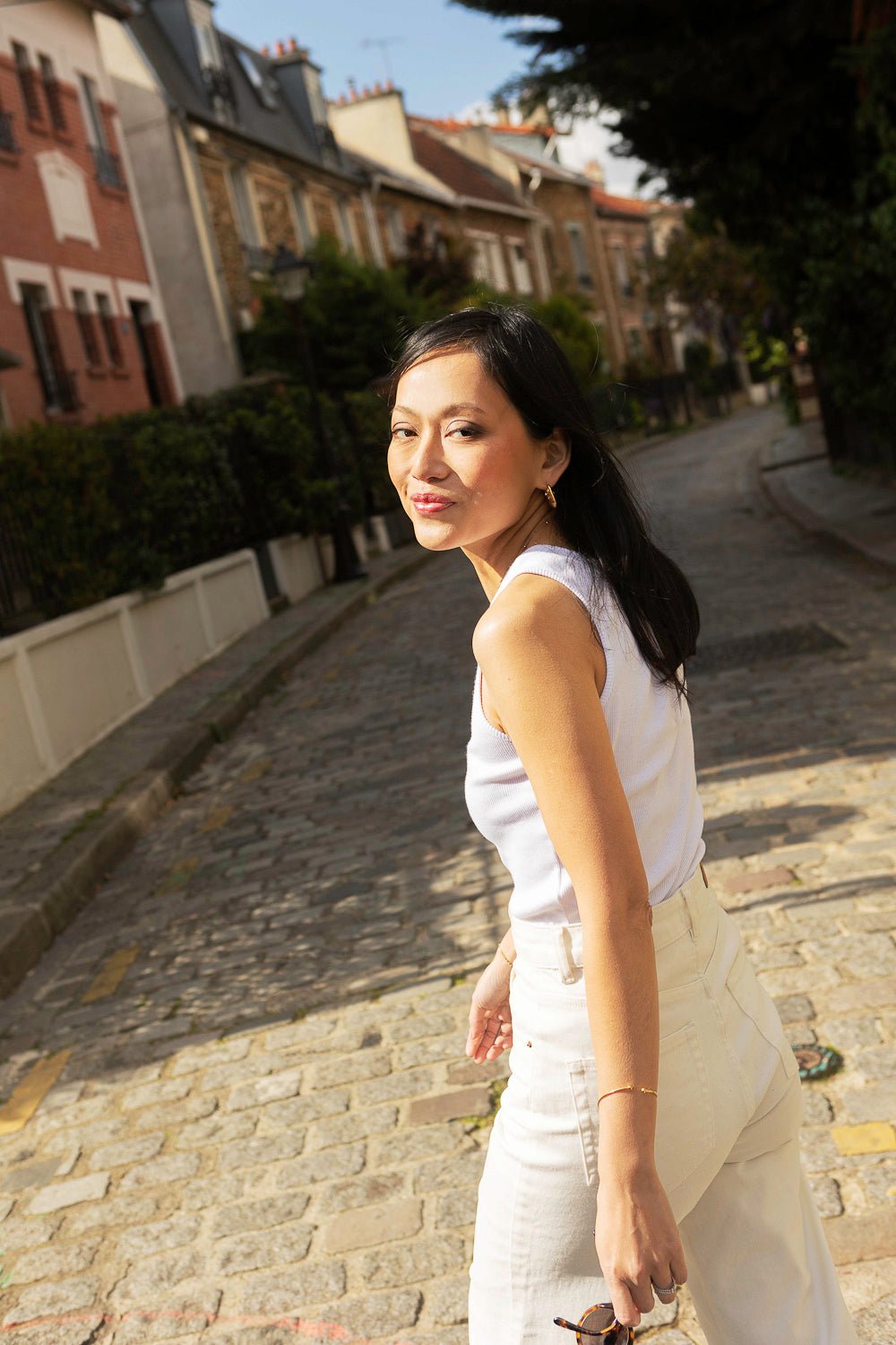 Joyce tank top - white - Petite and So What