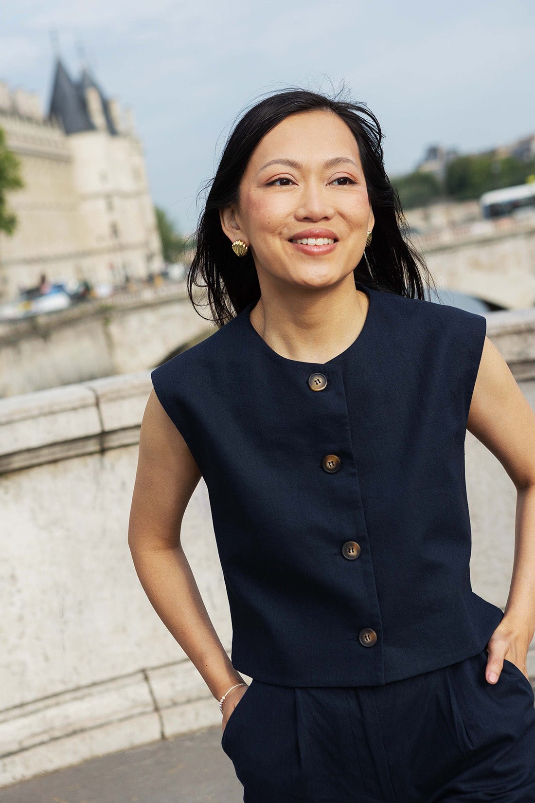 Halle cardigan - navy - Petite and So What