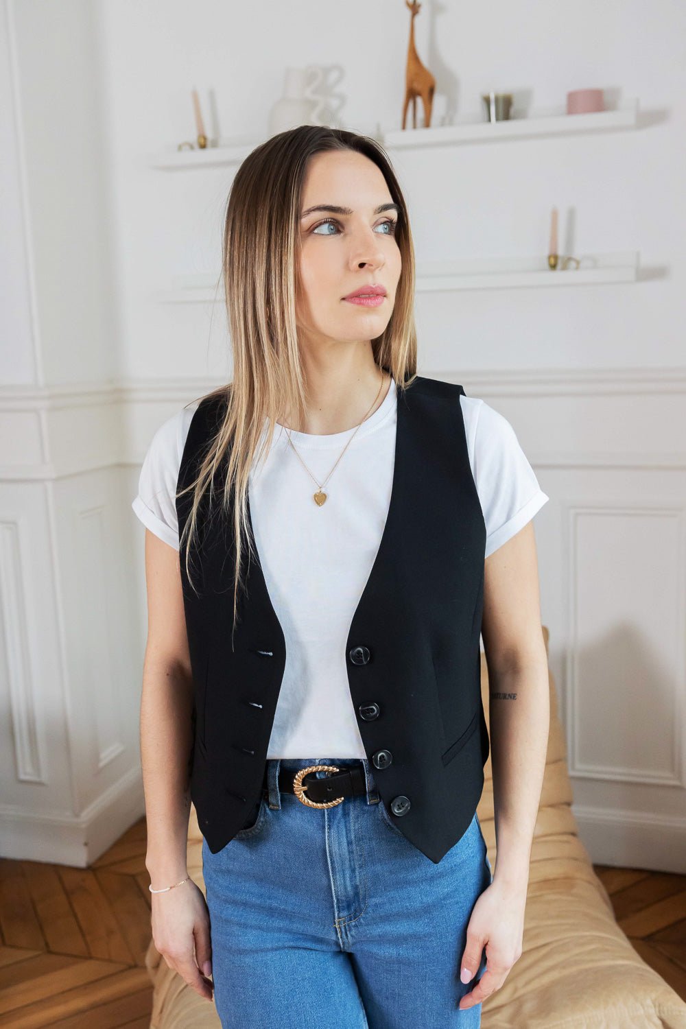 Gilet Junko - noir - Petite and So What