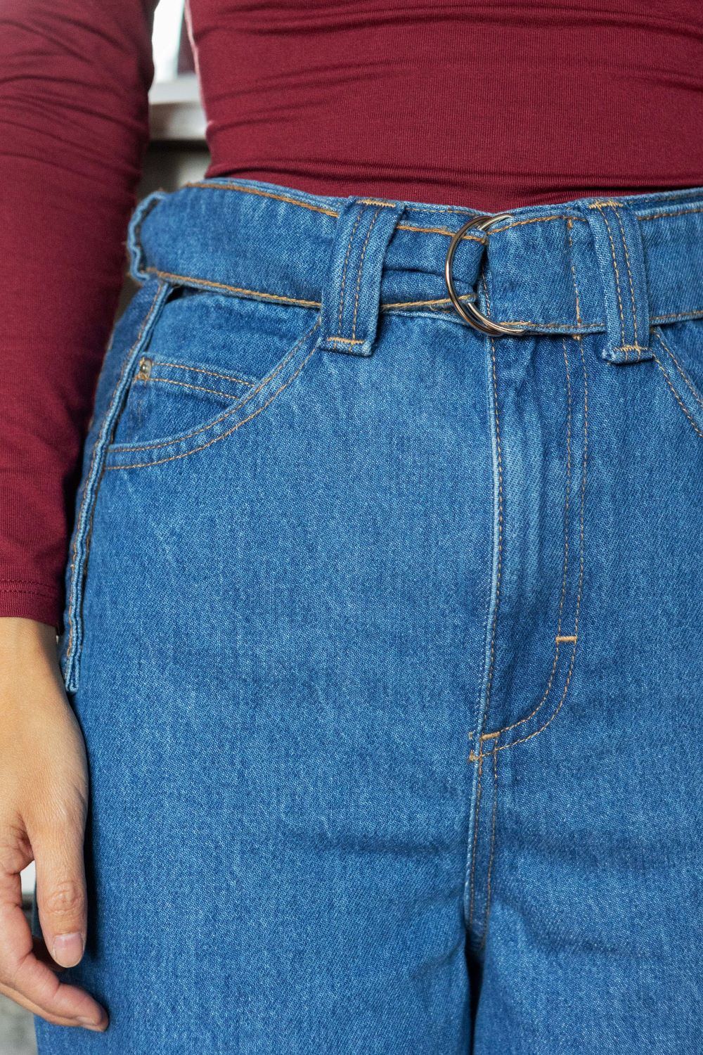 Jean ballon Natalia - bleu denim - Petite and So What