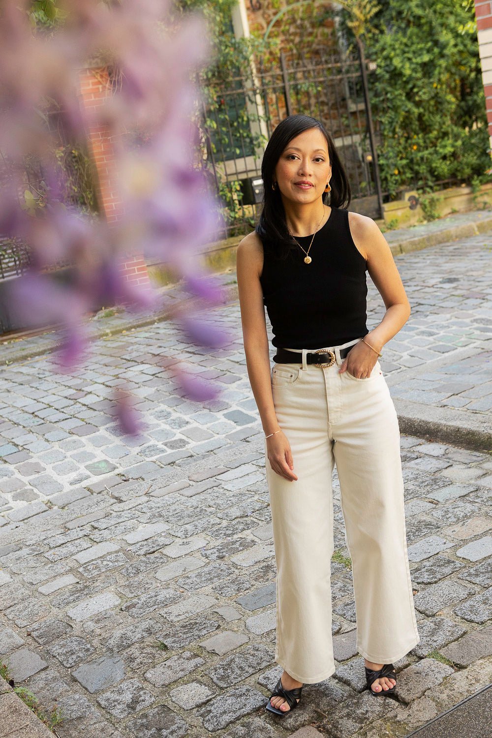 Audrey wide jeans - ecru - Petite and So What