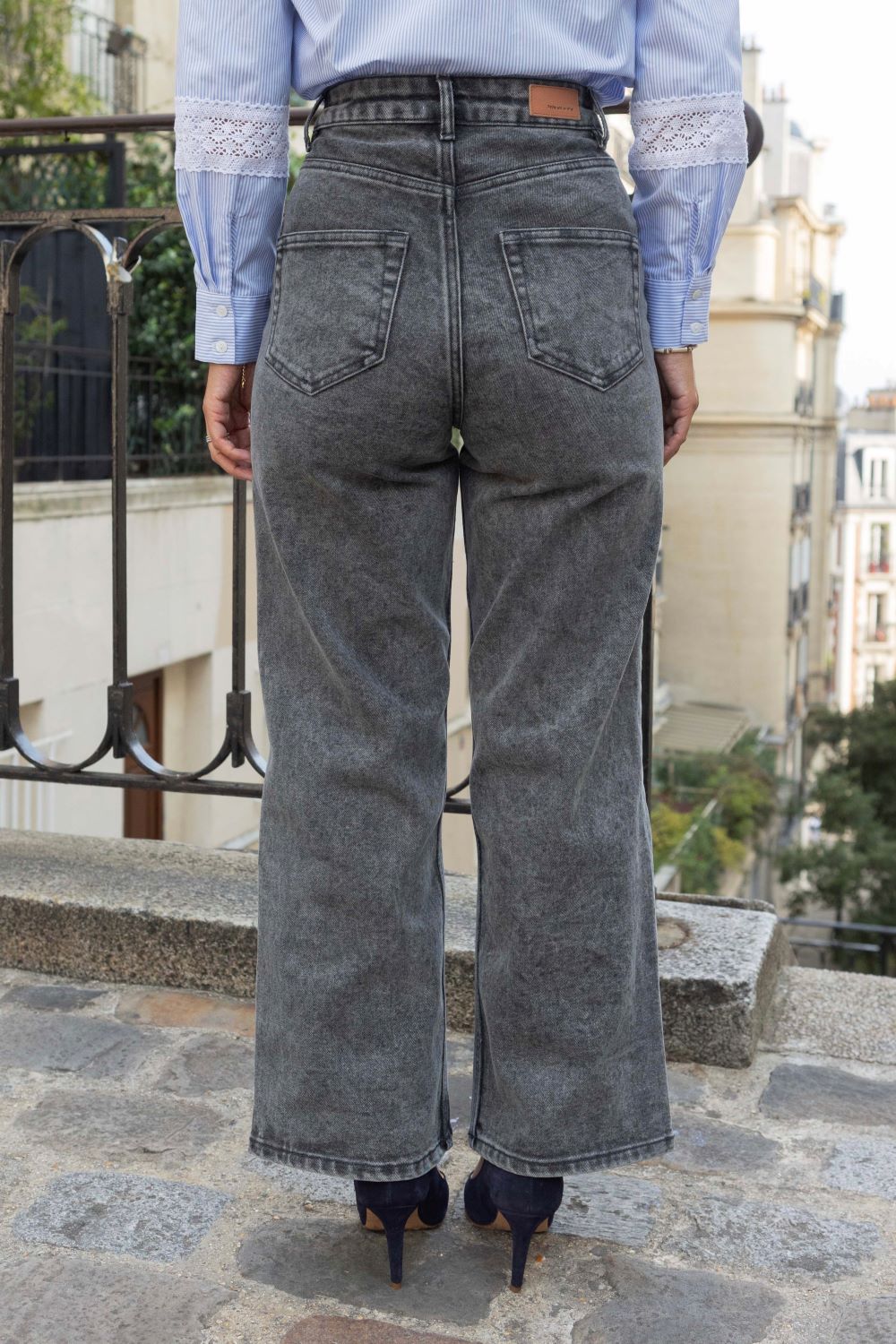 Audrey wide jeans - grey - Petite and So What