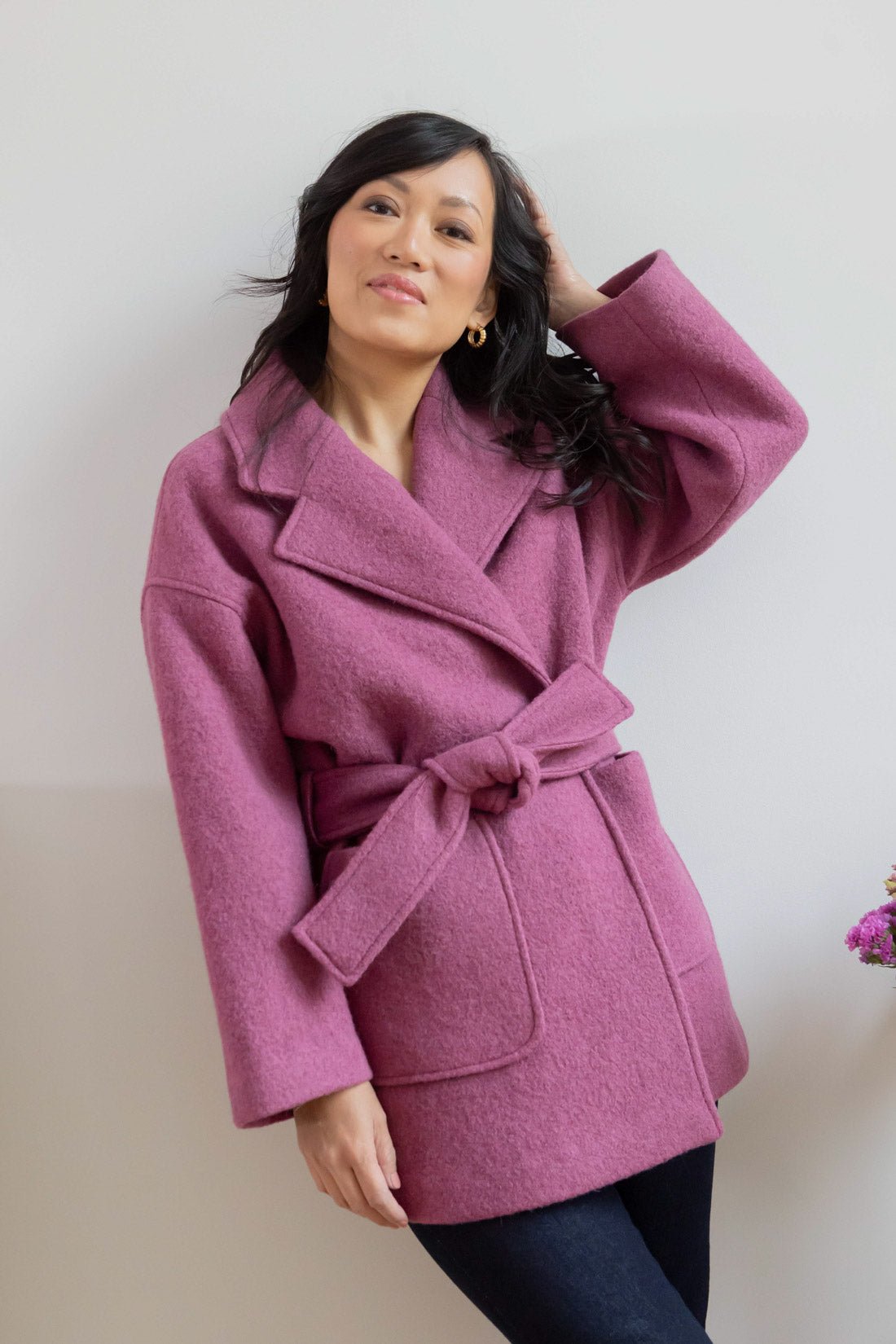 Manteau Yoko - lilas - Petite and So What