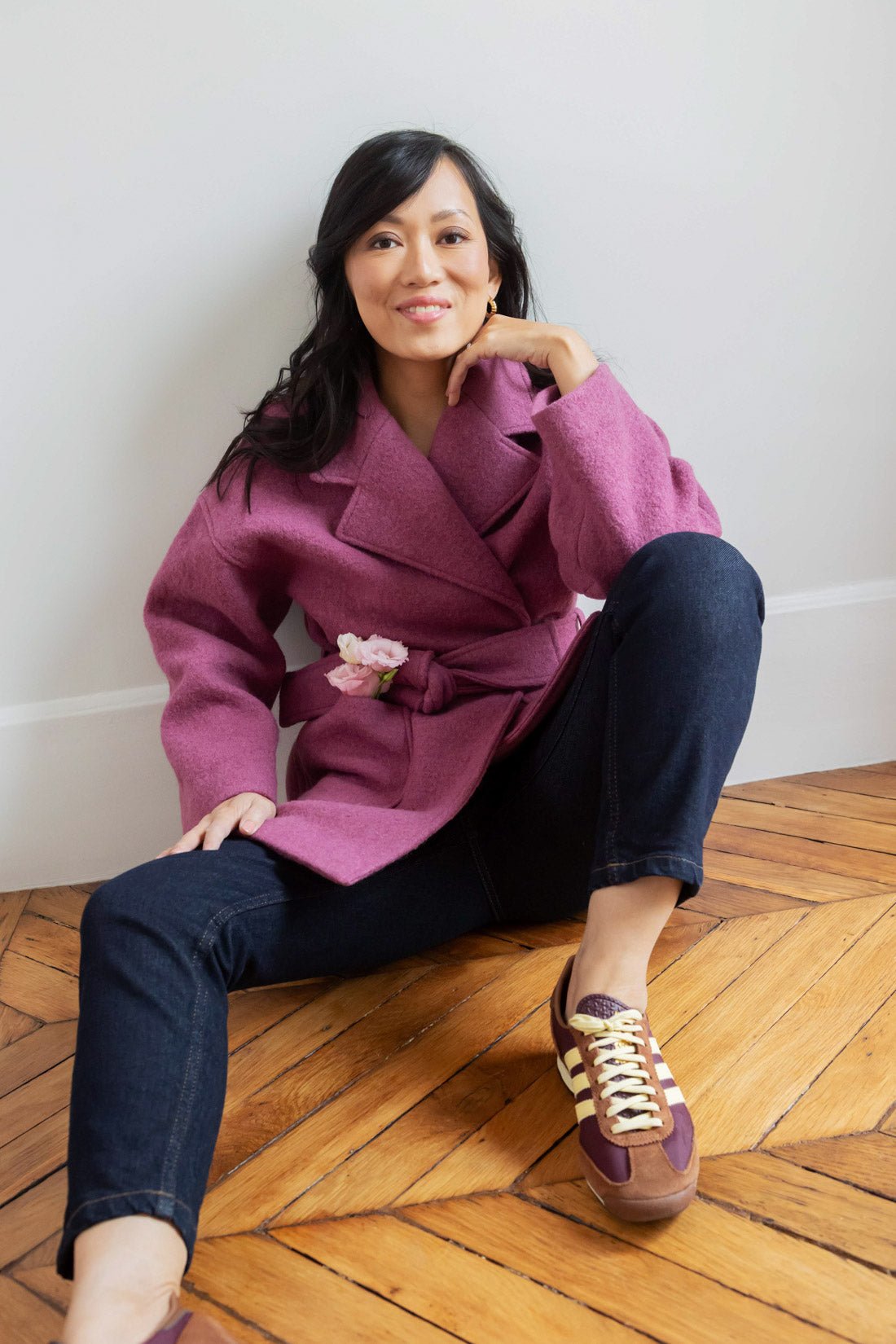 Manteau Yoko - lilas - Petite and So What