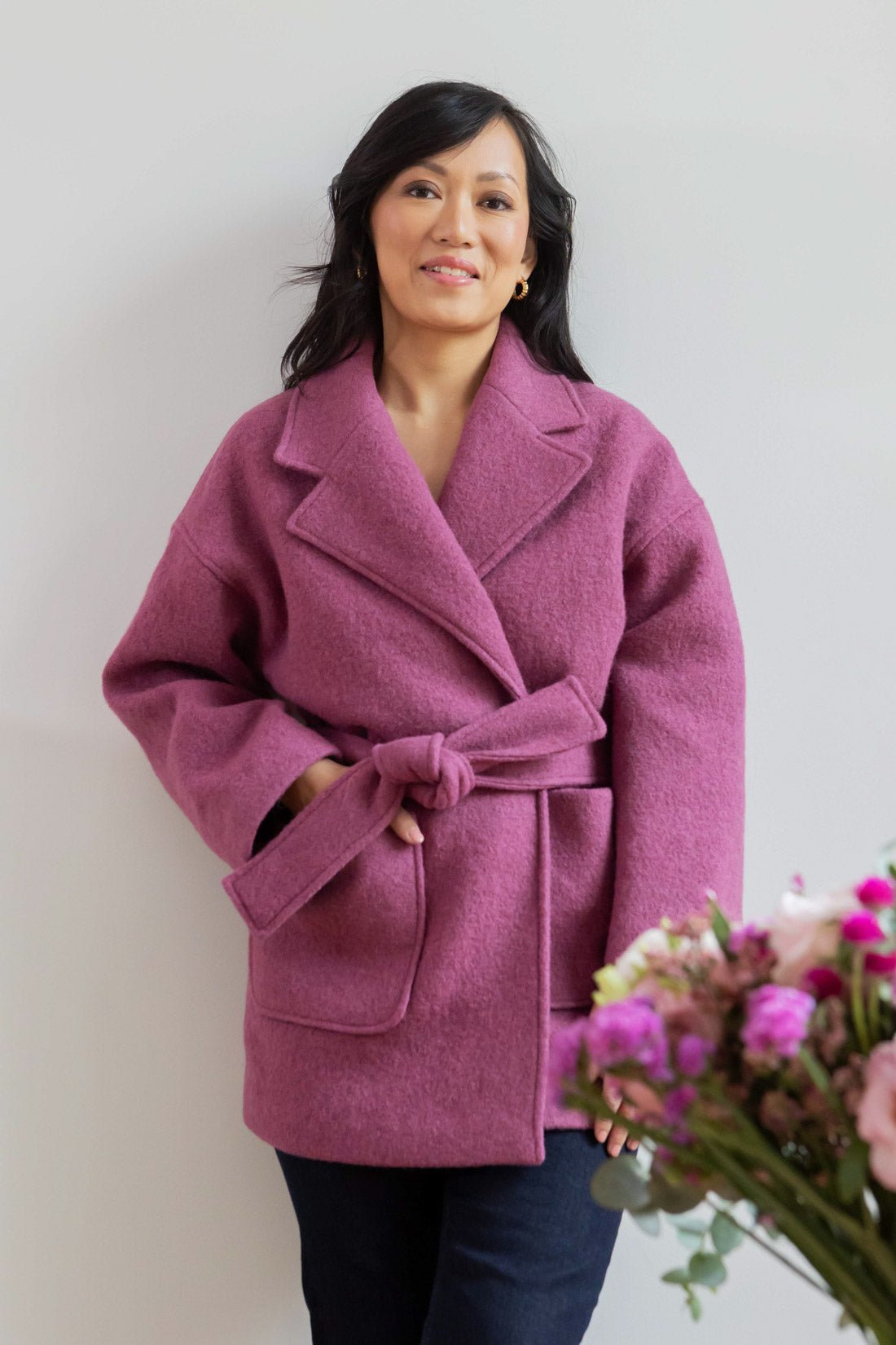 Manteau Yoko - lilas - Petite and So What