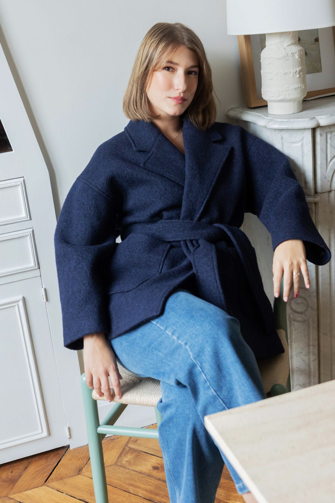 Yoko coat - navy - Petite and So What