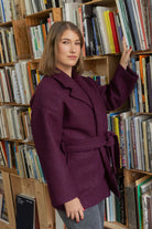 Manteau Yoko - prune - Petite and So What