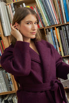 Manteau Yoko - prune - Petite and So What