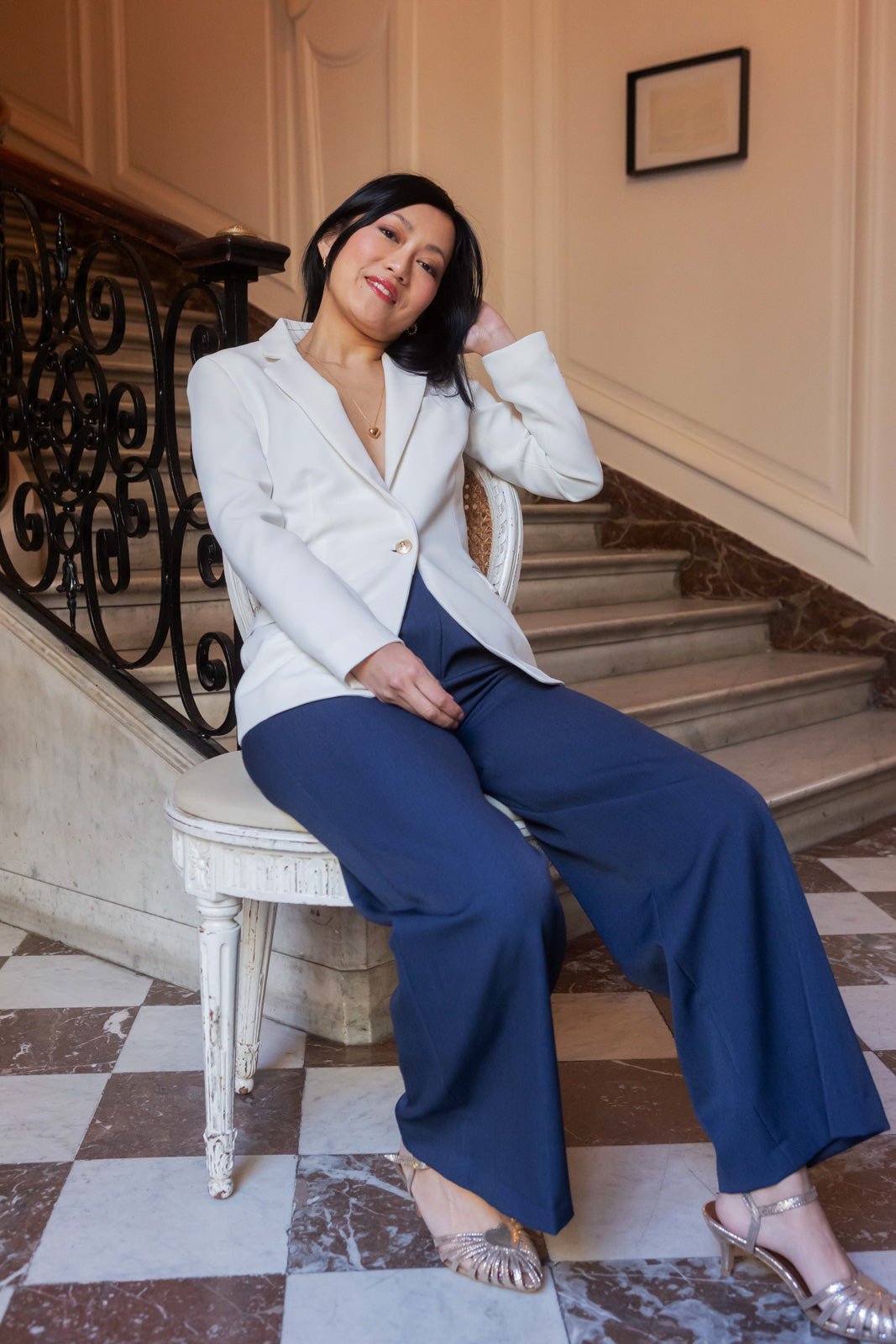 Pantalon Lucy - marine - Petite and So What